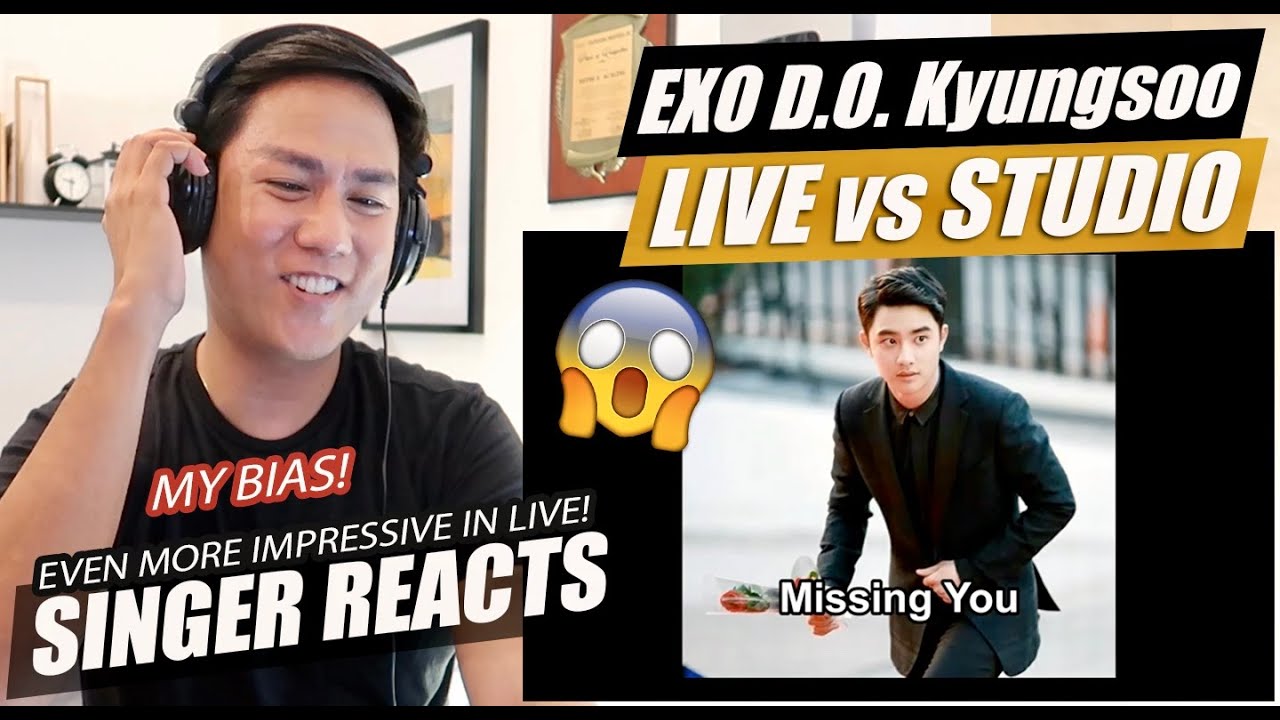 EXO D.O. Kyungsoo - High Notes: Studio vs Live | 엑소 - 디오 고음비교: 스튜디오 vs 라이브 | SINGER REACTION
