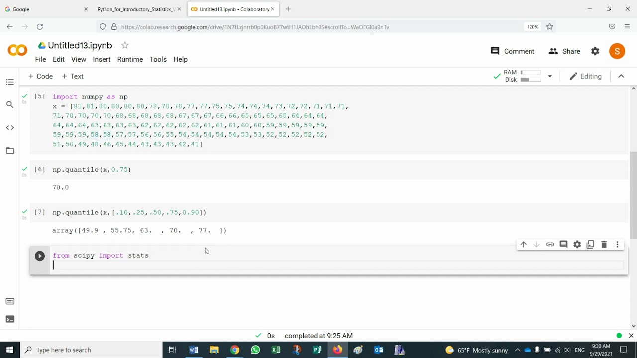 Python: Percentile Rank