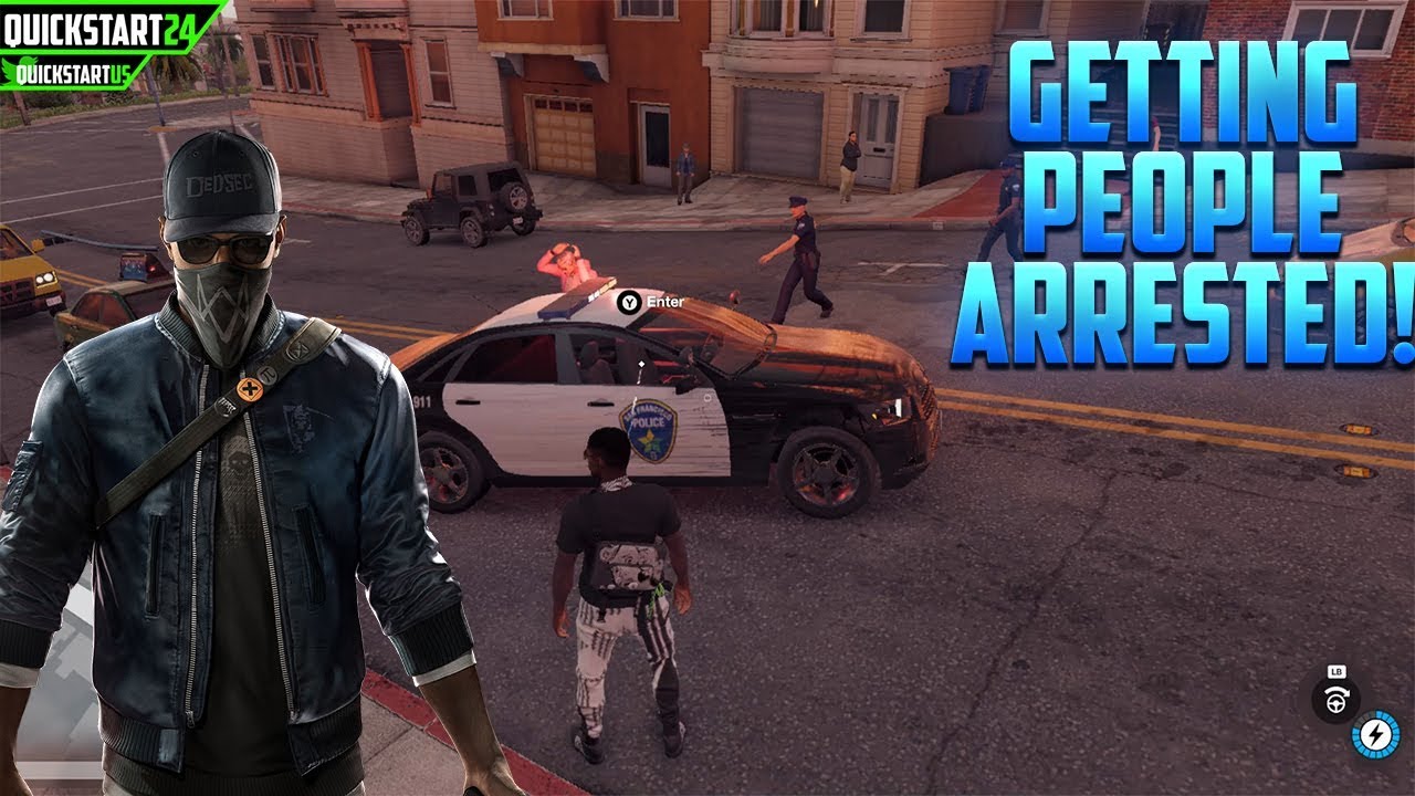 Getting People Arrested in Watch Dogs 2 (WD2 Funny Moments)