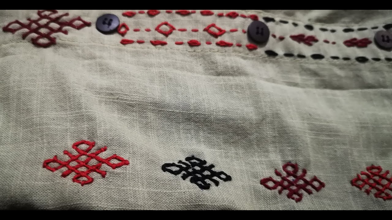 Lambani Hand Embroidery Tutorial designer Kurta लंबानी हैंड एम्ब्रॉड्री / बंजारा एम्ब्रॉड्री सीखें