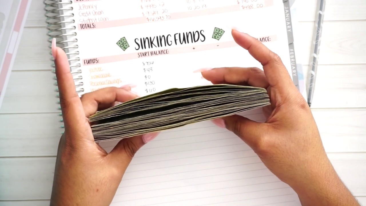 Sinking Funds Savings Amount! | Cash Envelopes