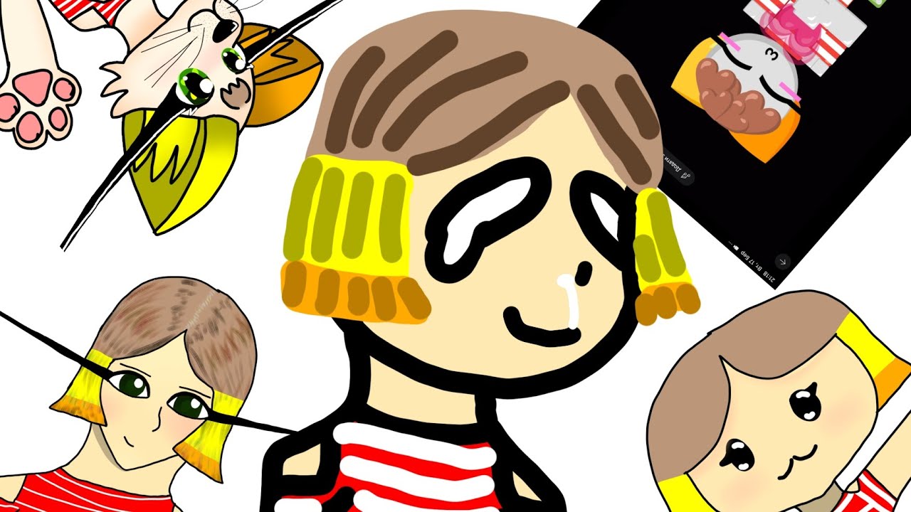 Малюю свого персонажа в різних стилях🖌️ #drawing 