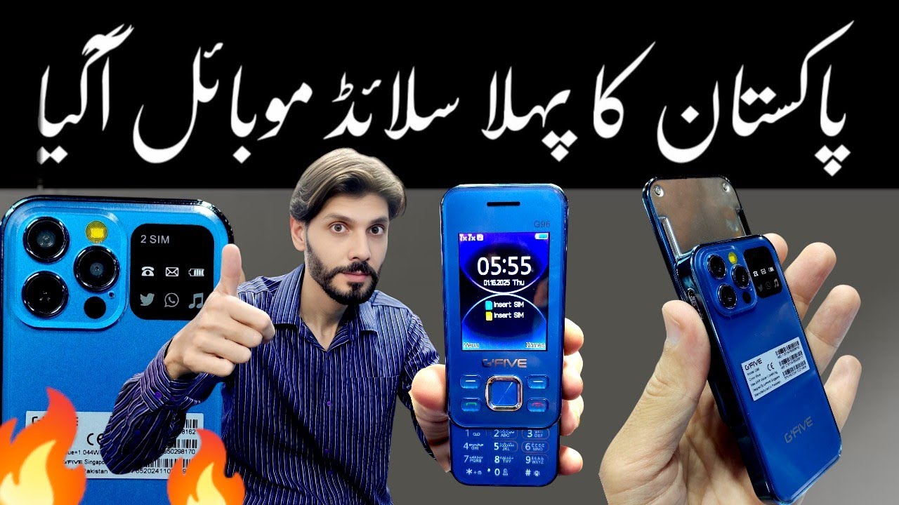 G five G96 Slide Mobile Unboxing . Gfive slide mobile phone .