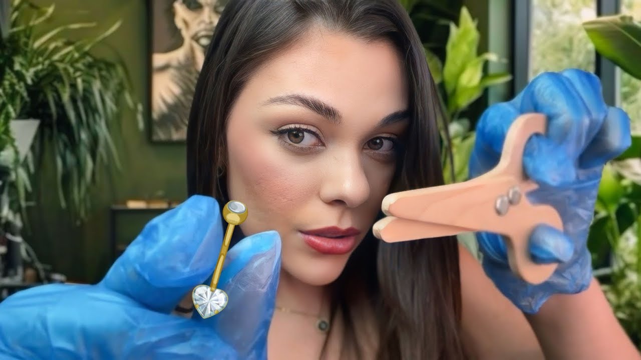 ASMR: cuidando do seu piercing inflamado 😷