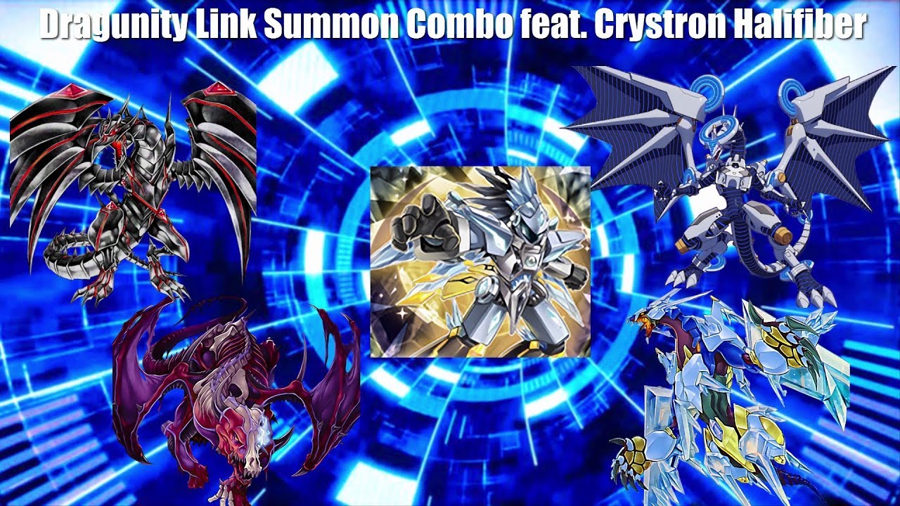 Dragunity Link Summon Combo 2 Feat. Crystron Needlefiber/Halifiber (LVP1)