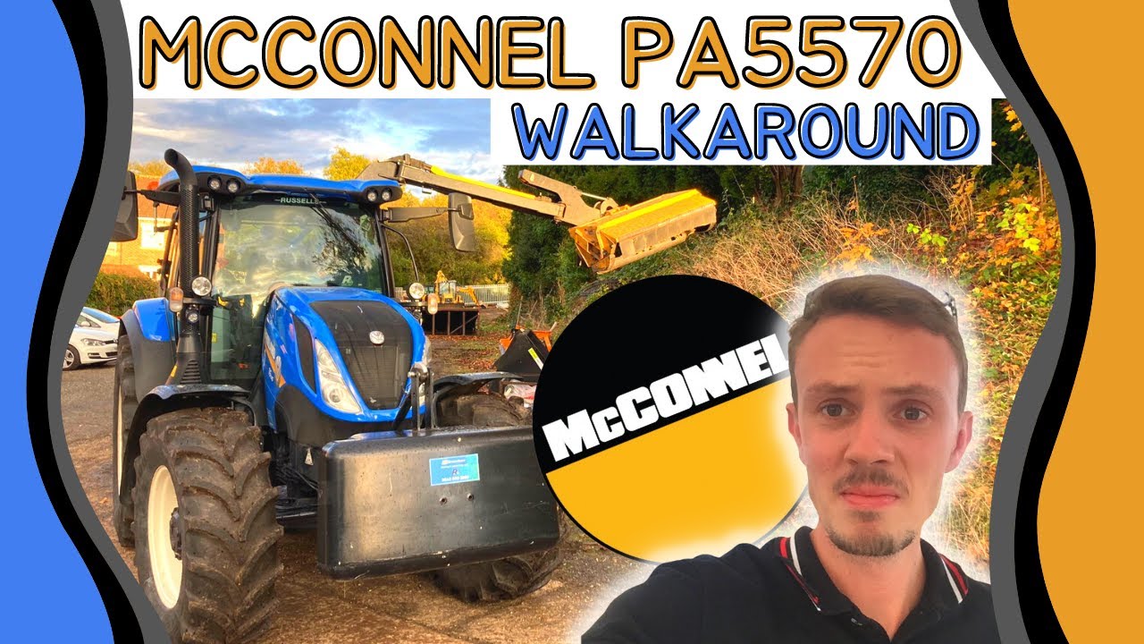 McConnel PA5570 Hedge Cutter - Walk around, Controls and Operation