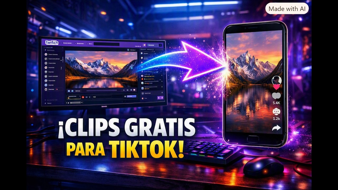 COMO HACER CLIPS EN TWITCH PARA TIKTOK TOTALMENTE GRATIS