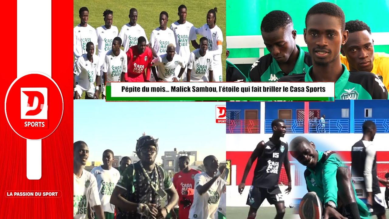 Pépite du mois… Malick Sambou, l’étoile qui fait briller le Casa Sports