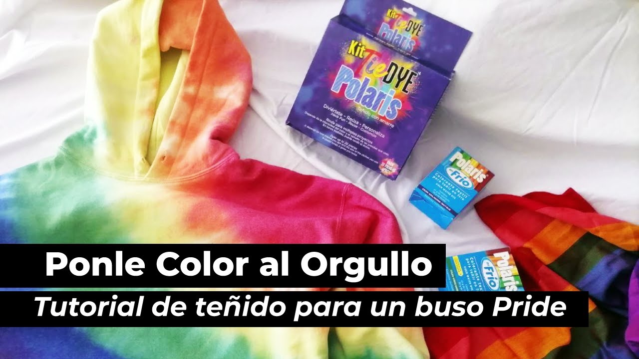 Ponle Color al Orgullo: ¡Tutorial de teñido para un buso PRIDE! 🌈