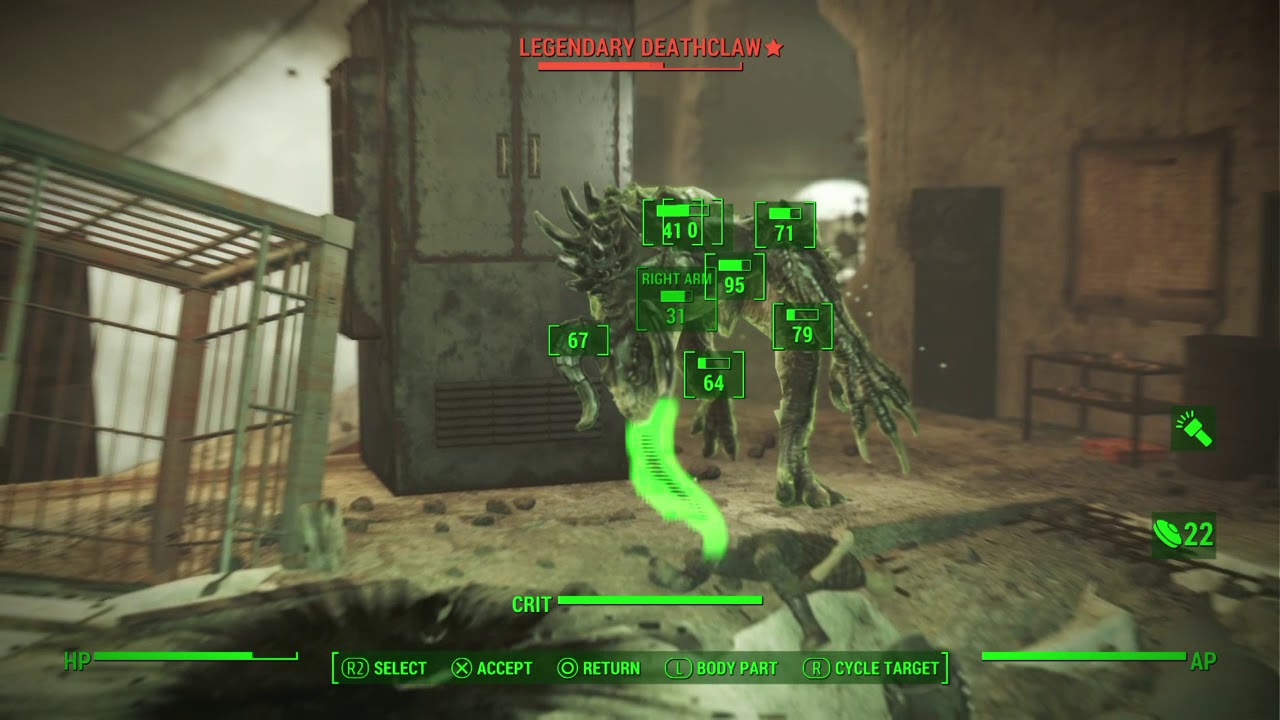 Legendary Deathclaw at Kendall Hospital