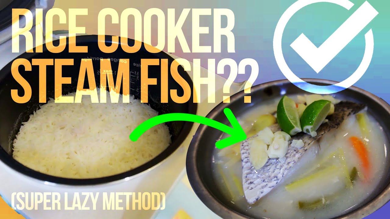 Rice Cooker Thai Steam Fish (cook with rice! 2-in1)