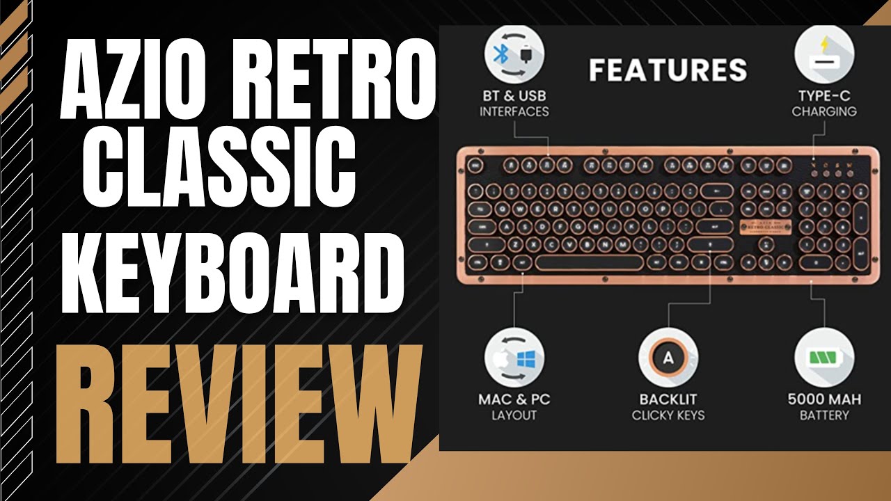 Обзор Bluetooth-клавиатуры Azio Retro Classic