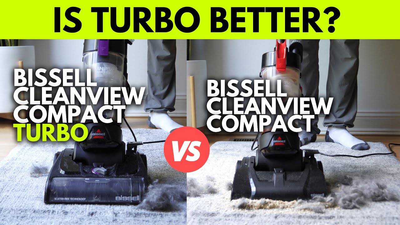 Bissell Cleanview Compact против Compact TURBO — тесты, сравнение и обзор пылесосов