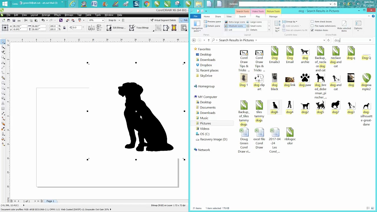 Corel Draw Tips & Tricks Import or just drag into Corel