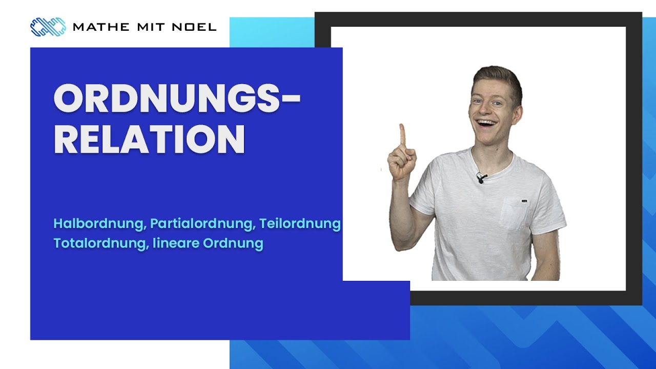 Ordnungsrelation | Halb- und Totalordnung | Analysis 1