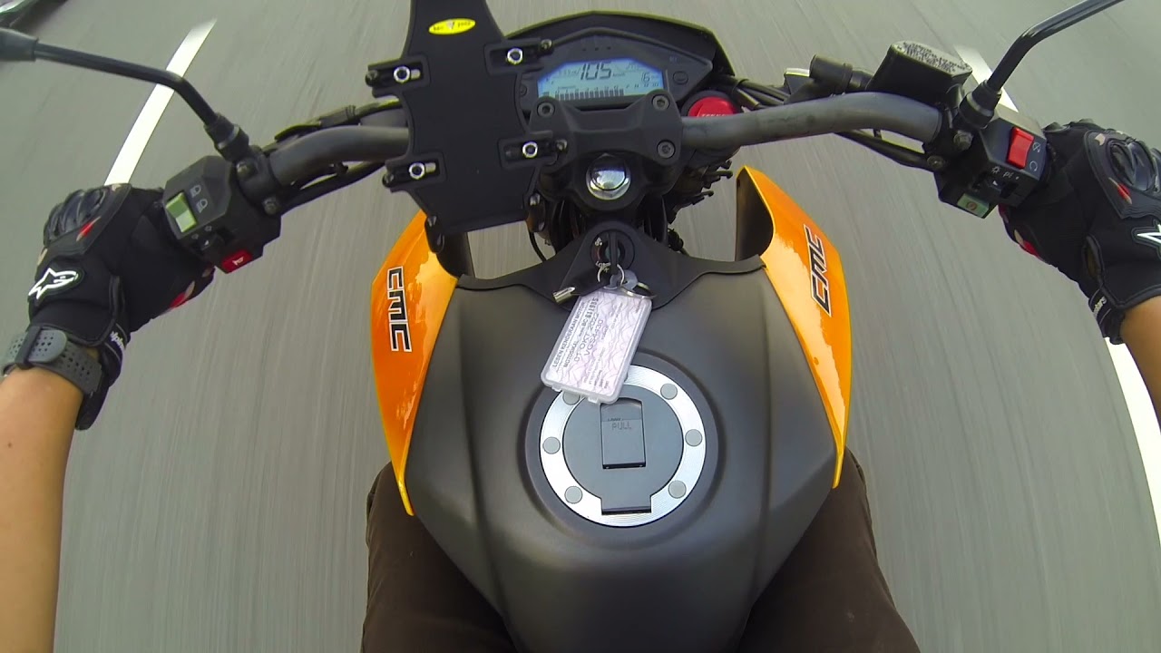 Tekken 250 Ride - Helmet Chin Mount Test (Failed Angle)