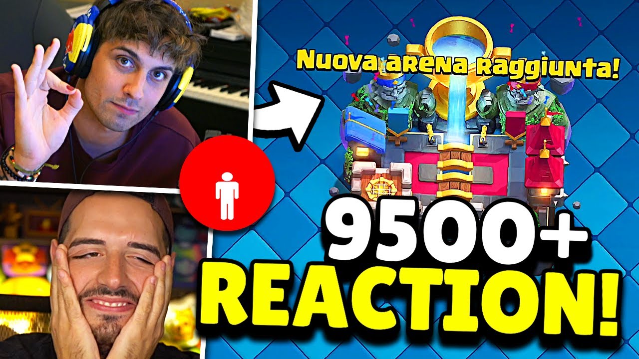 BLUR mi AVVERTE... REAZIONE alla SCALATA 9500! 🥵 Clash Royale ITA