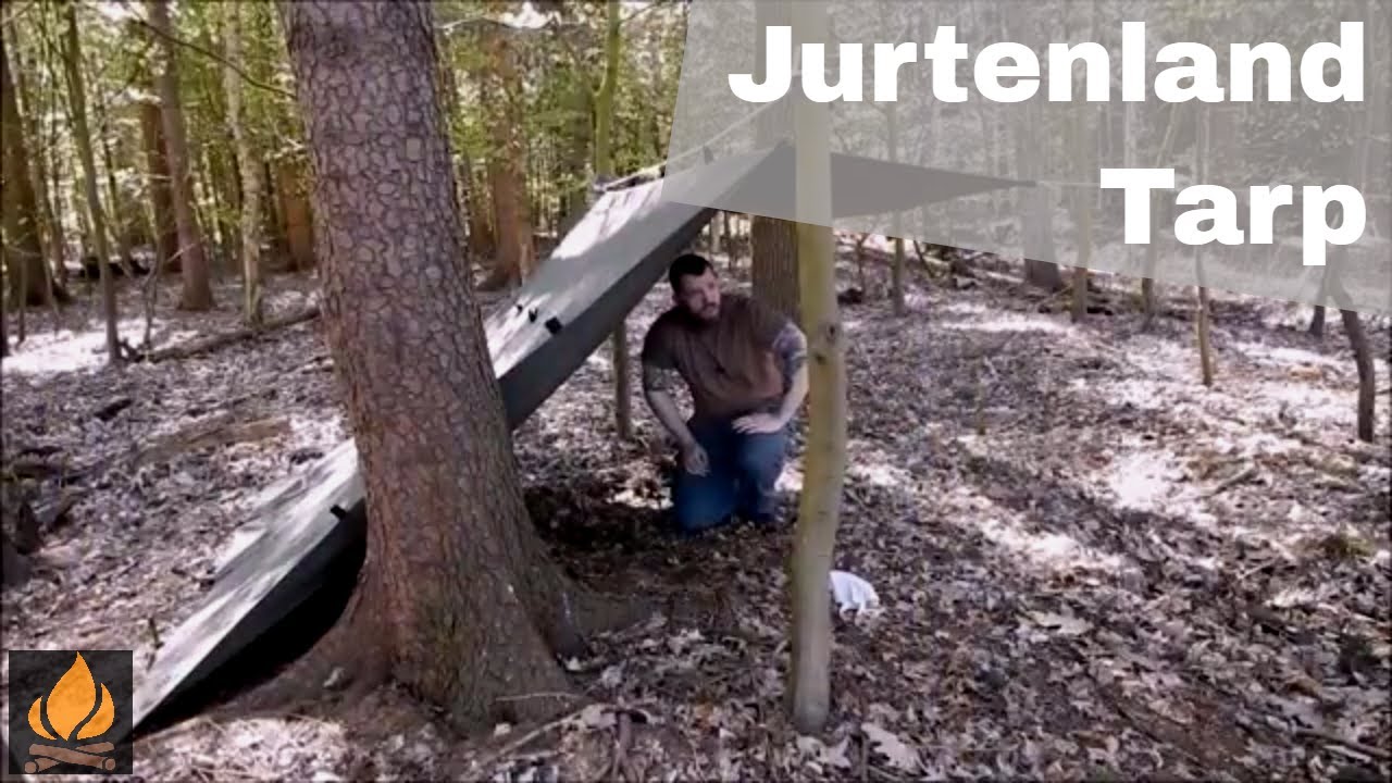 Jurtenland Tarp + Aufbauvarianten | Bushcraft ohne Plastik