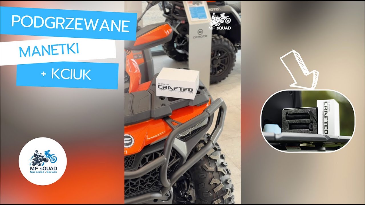 🛠️ Montaż podgrzewanych manetek z kciukiem | CFMOTO CFORCE 850 / 1000 | Salon MF sQUAD