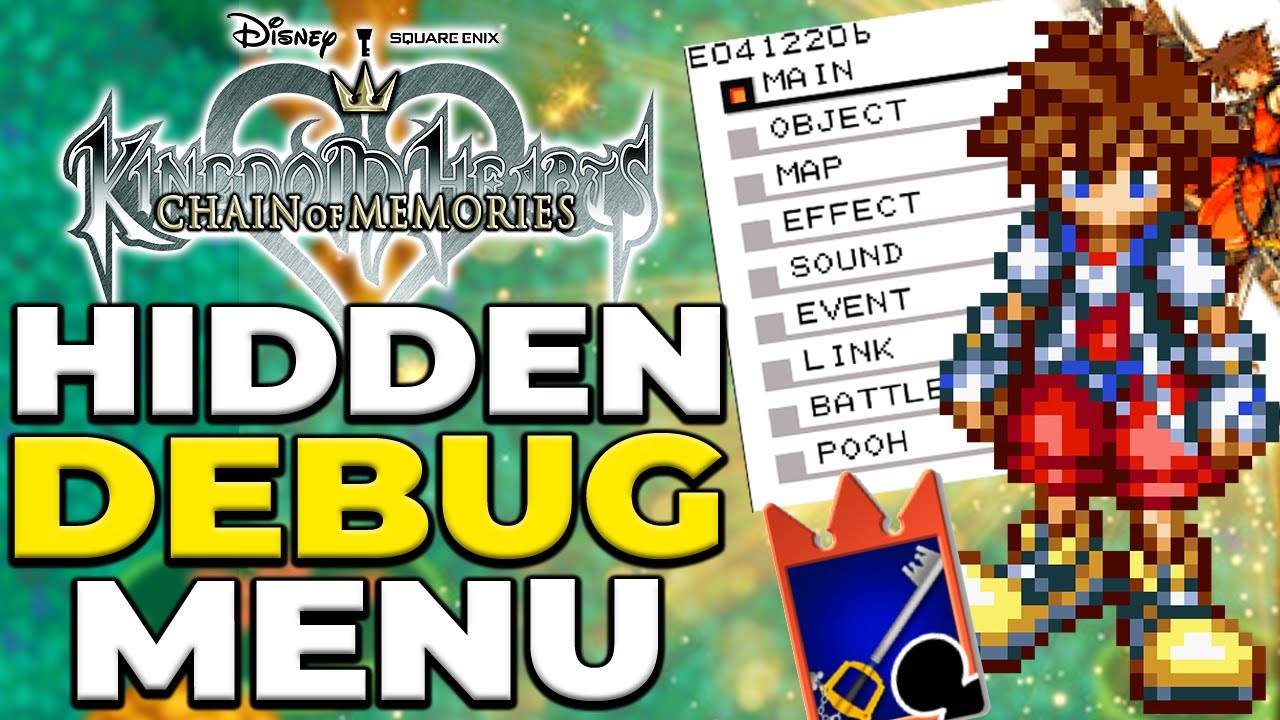 Kingdom Hearts Chain of Memories - HIDDEN Debug Menu