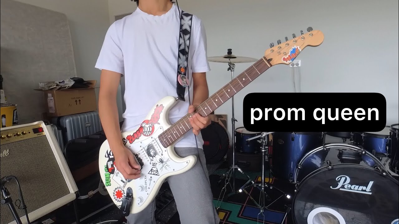 prom queen - beach bunny guitar cover