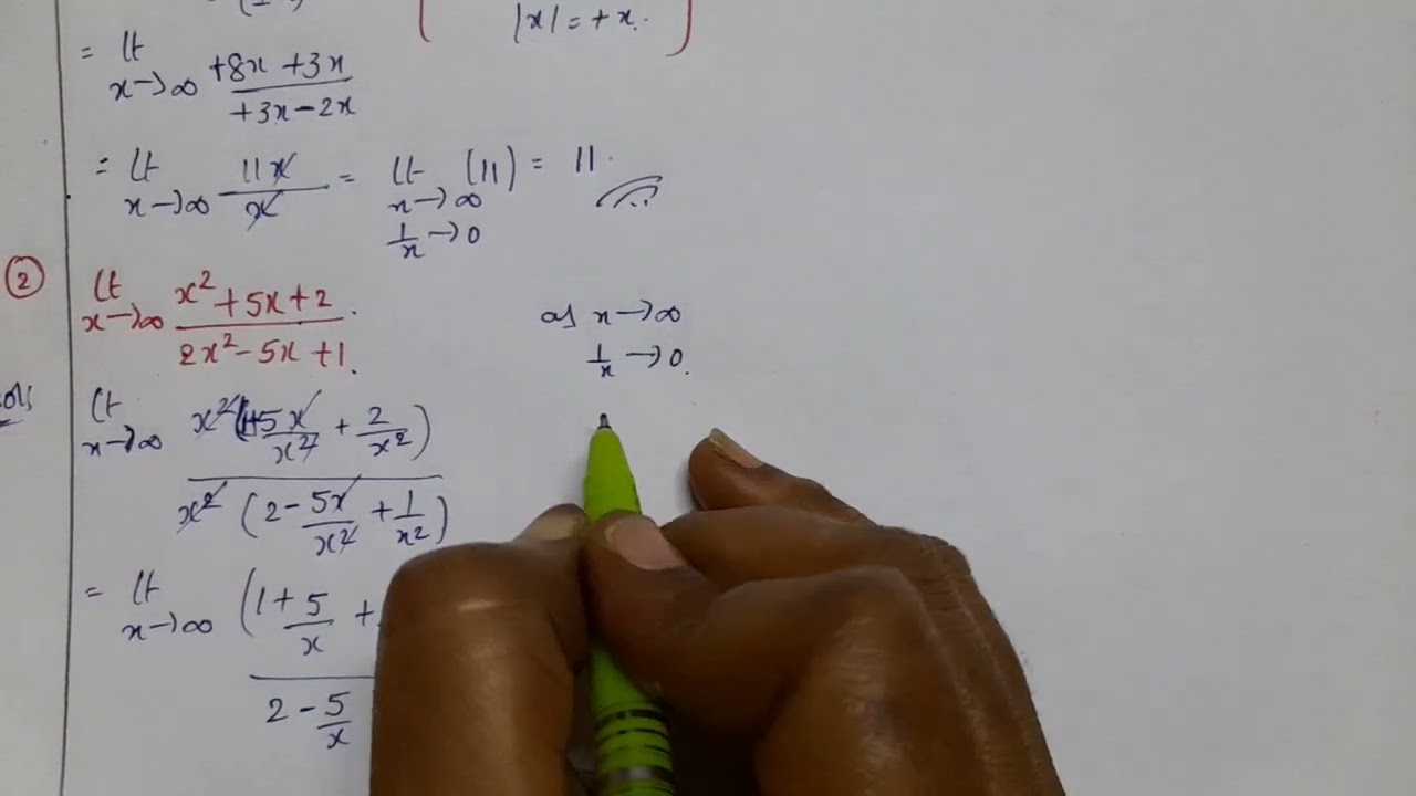 #InterMaths1B #Chapter8 #Limits&Continuity #Exercise-8(d)-II-1,2,3,4 #InfiniteLimits #ImpVsaq2M