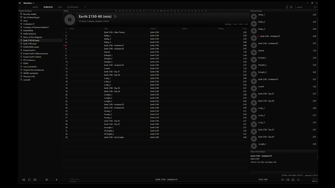 Earth 2150/2160 Ambient Mix