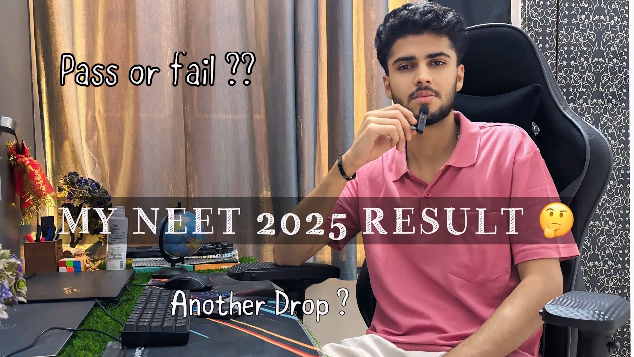 My NEET 2025 Result 🙂&zwj;↕️|| Pass or fail ??