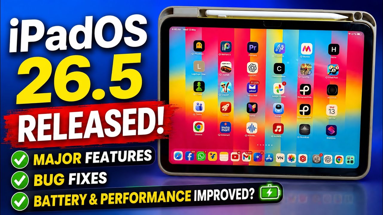 iPadOS 26.5 наконец-то исправила эти проблемы! 😳
