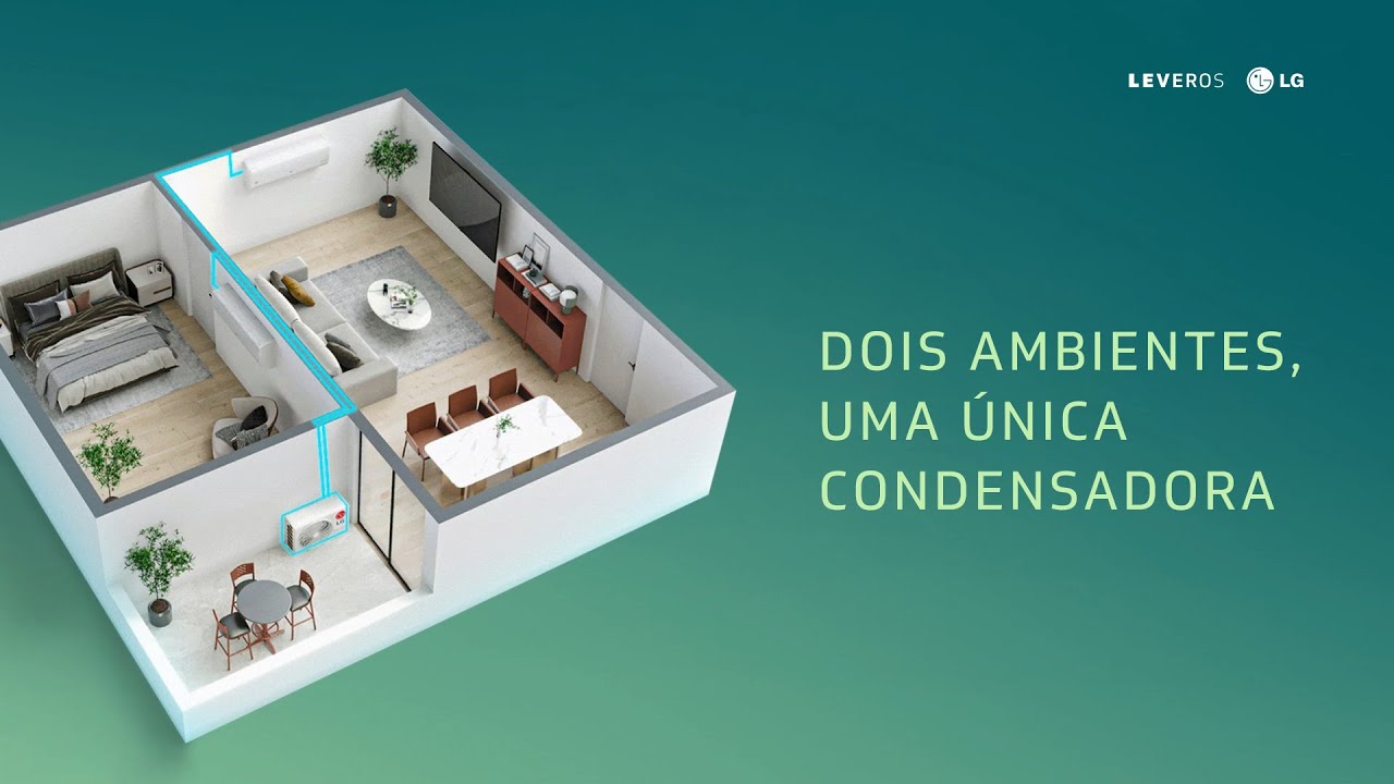 LG Bi-Split Dual Inverter Voice: Climatize Dois Ambientes com Mais Inteligência