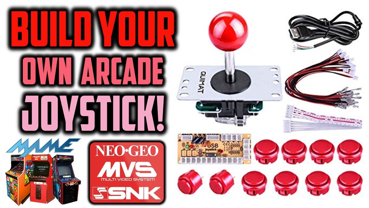 Build Your Own Arcade Joystick! For Emulators!