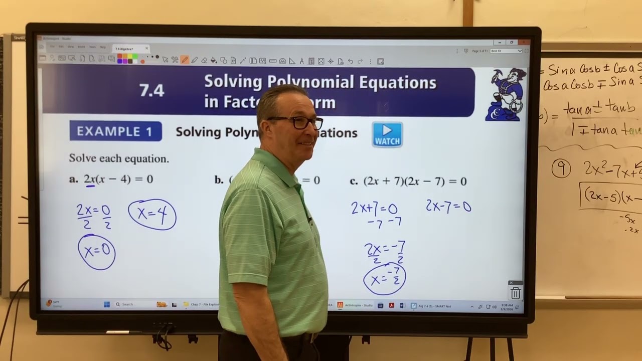 CC Algebra 26.03.09