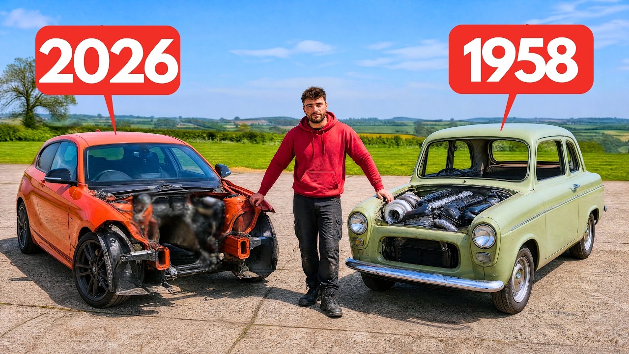 Я ПОСТРОИЛ КЛАССИЧЕСКИЙ АВТОМОБИЛЬ С ДВИГАТЕЛЕМ ОТ BMW M140I