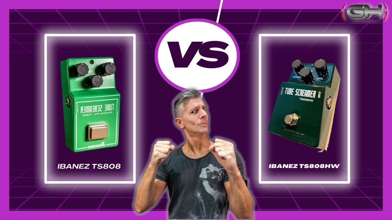 Ibanez TS808 vs TS808HW Demo