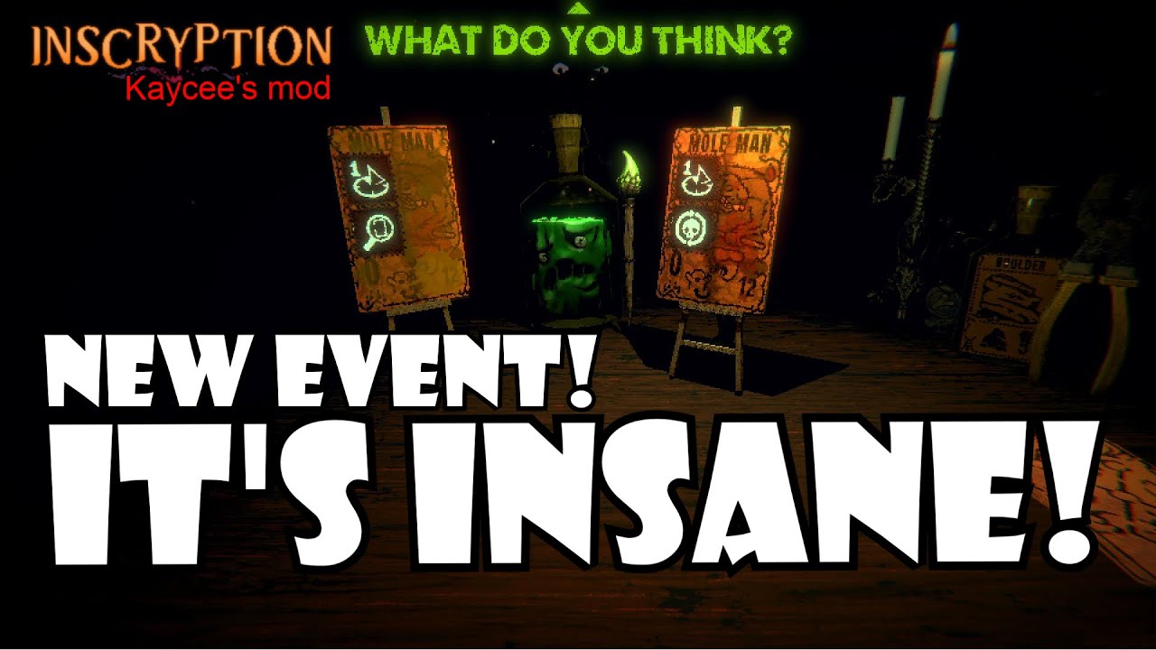 The new Event is INSANE! | Inscryption Kaycee's mod