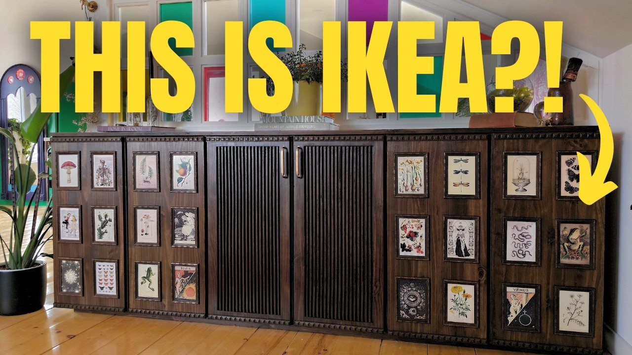 *IKEA HACK* DIY DARK ACADEMIA Cabinet | Apothecary Inspired ✨