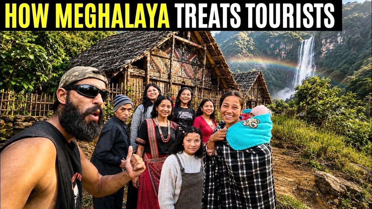 KHASI FAMILY MADE MY DAY WONDERFUL IN MEGHALAYA 😍