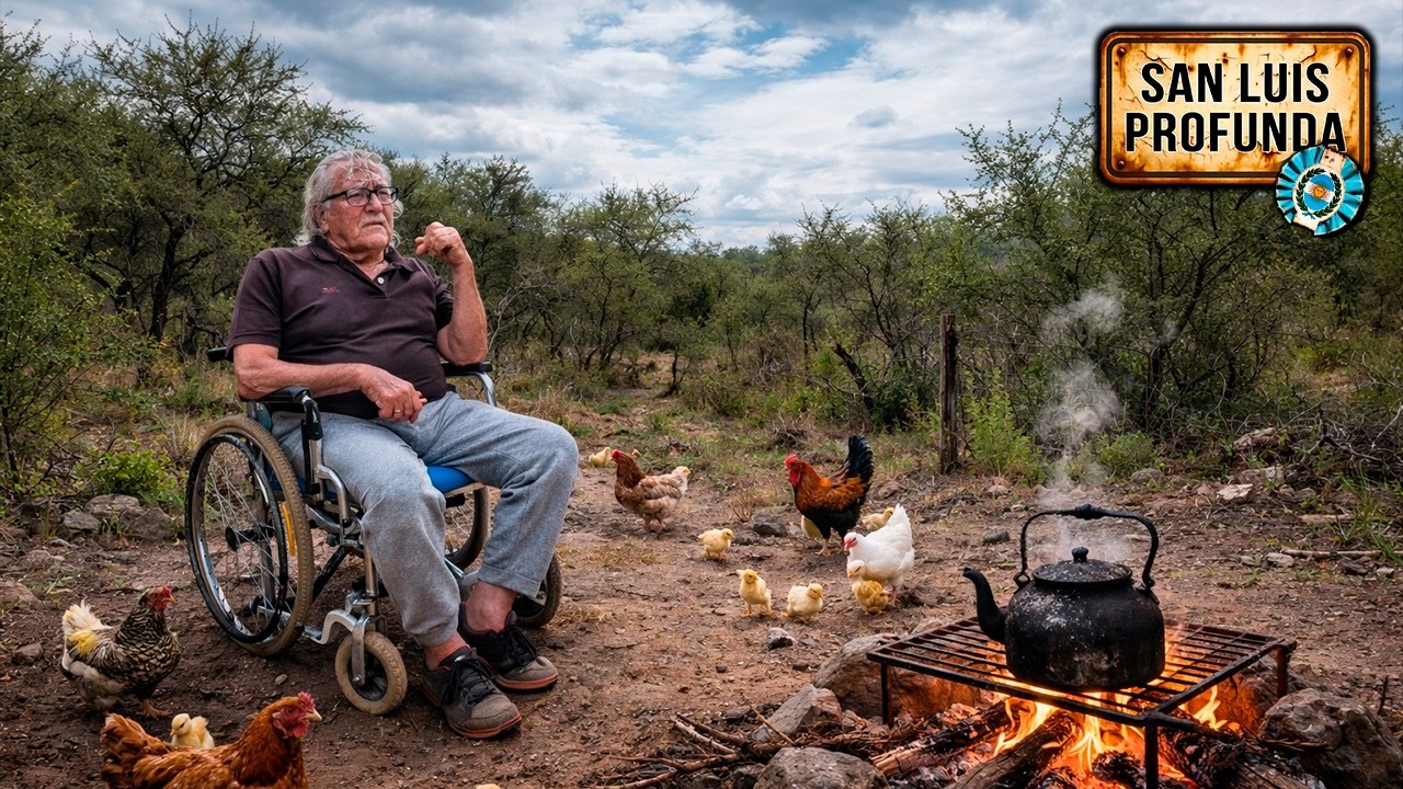 Así es VIVIR A LOS 65 AÑOS en PLENO MONTE PUNTANO Paraje Balcarce   San Luis