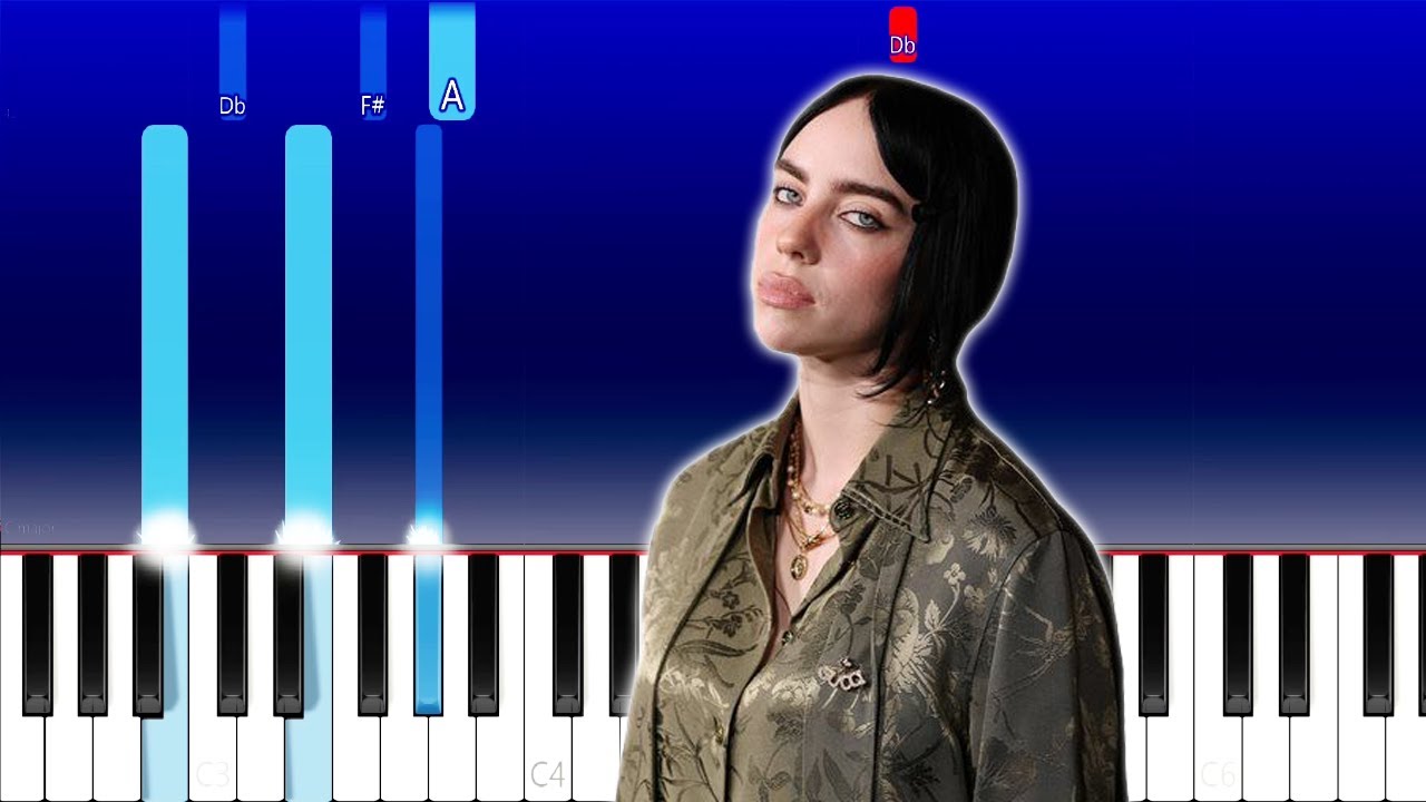 Billie Eilish - LUNCH (Piano Tutorial)