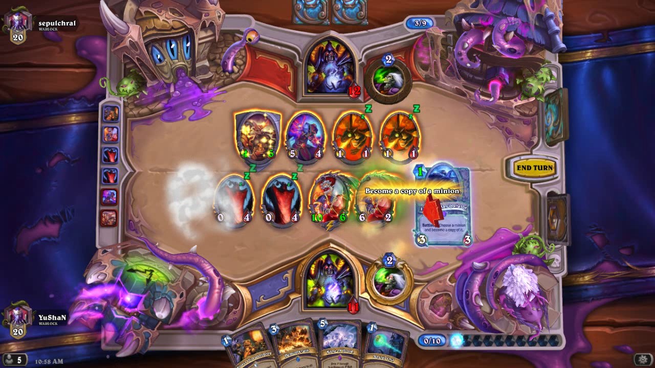 Hearthstone - Warlock combo deck