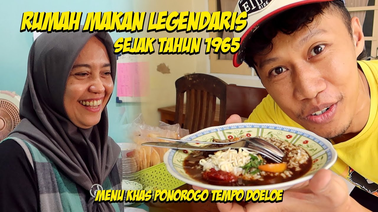 Warung Makan Legendaris, sejak tahun 1965 menunya khas Ponorogo tempo dulu!