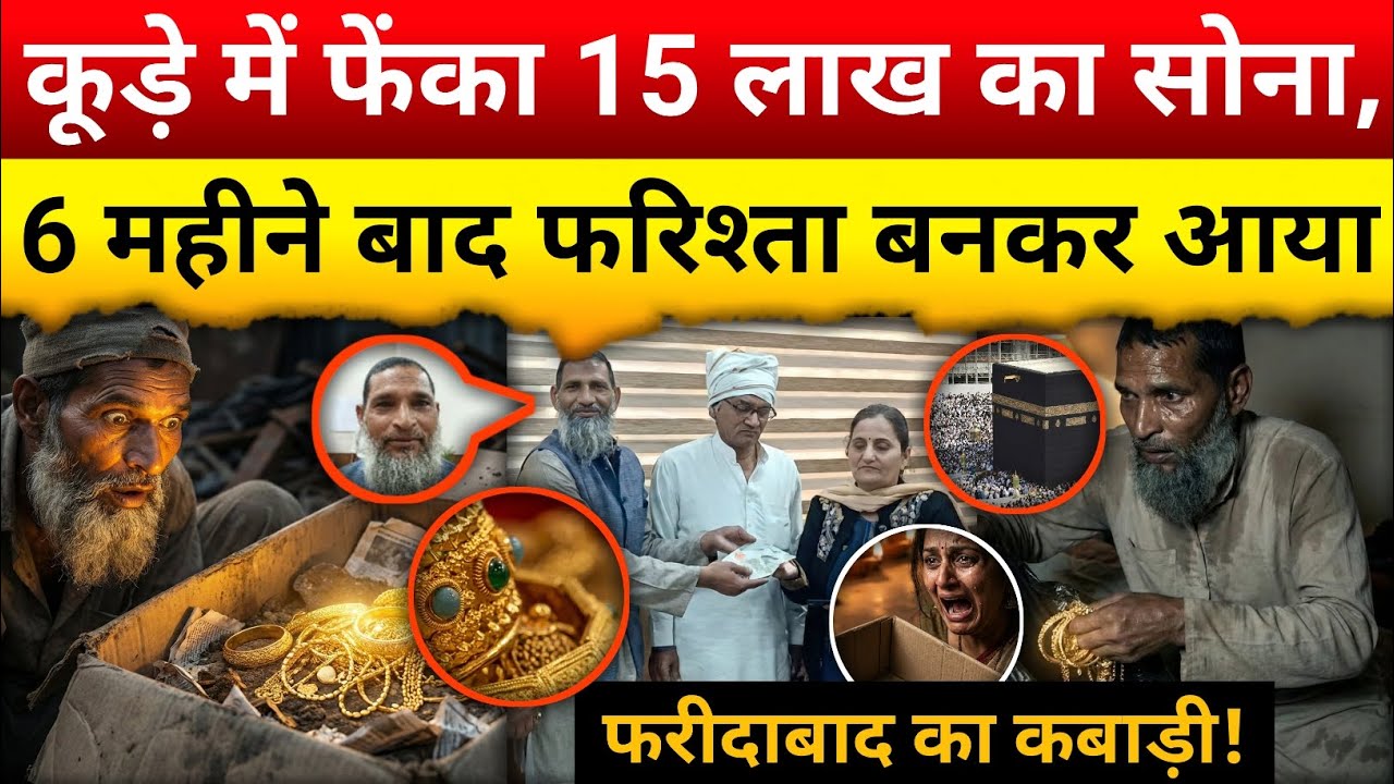 10 तोला Gold jewelry गलती से कबाड़ में बेचा, कबाड़ी ने घर आकर लौटाए 15 लाख!