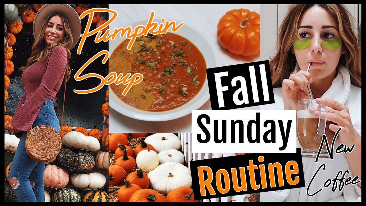 Fall Sunday Routine // PUMPKIN SOUP/ NEW COFFEE/ PUMPKIN PICKING IN LA