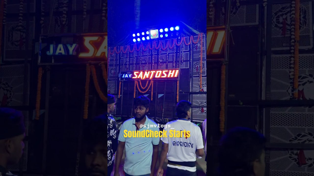 Jay Santoshi Musical Soundcheck Start hela😱🔥 || Badakhir Dola Melana