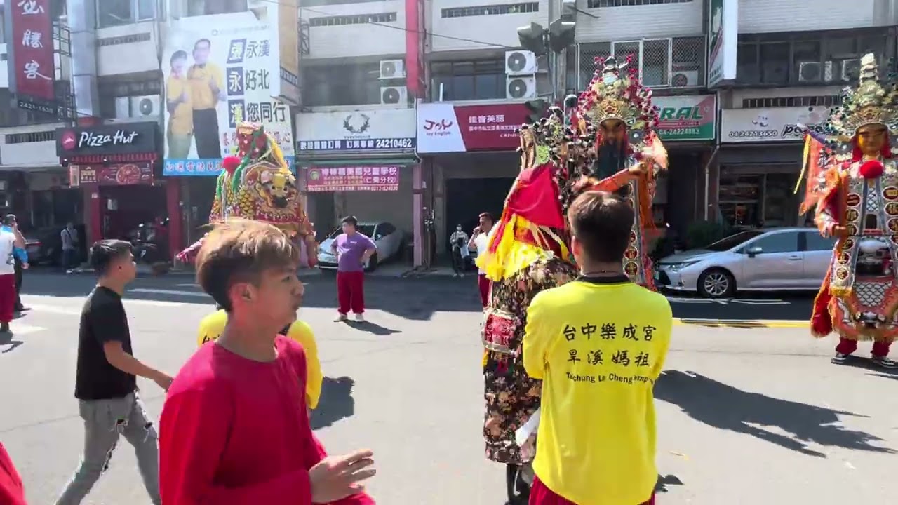 2026年2月22日新竹湖口三元宮蒞臨台中四張犁三官堂會香，三官堂神將團出陣恭迎聖駕。（2之2）
