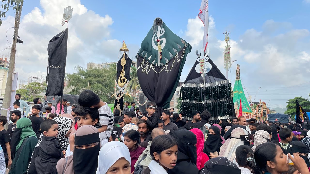 Mumbra's biggest ashura juloos 2026 | 10 mohharram mumbai  |  Azadari Mumbra, Mumbai | Shab e Ashoor