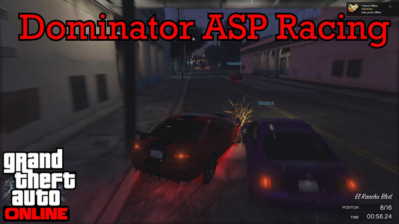 Dominator ASP Racing - GTA 5 Street Racing