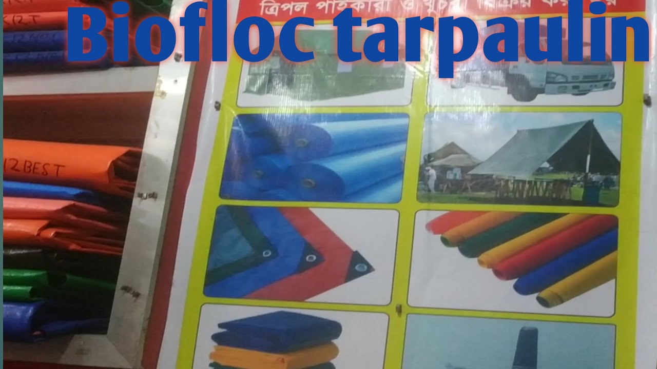 Biofloc tarpaulin in BD. Tarpaulin কোথায় পাবেন জেনে নিন।