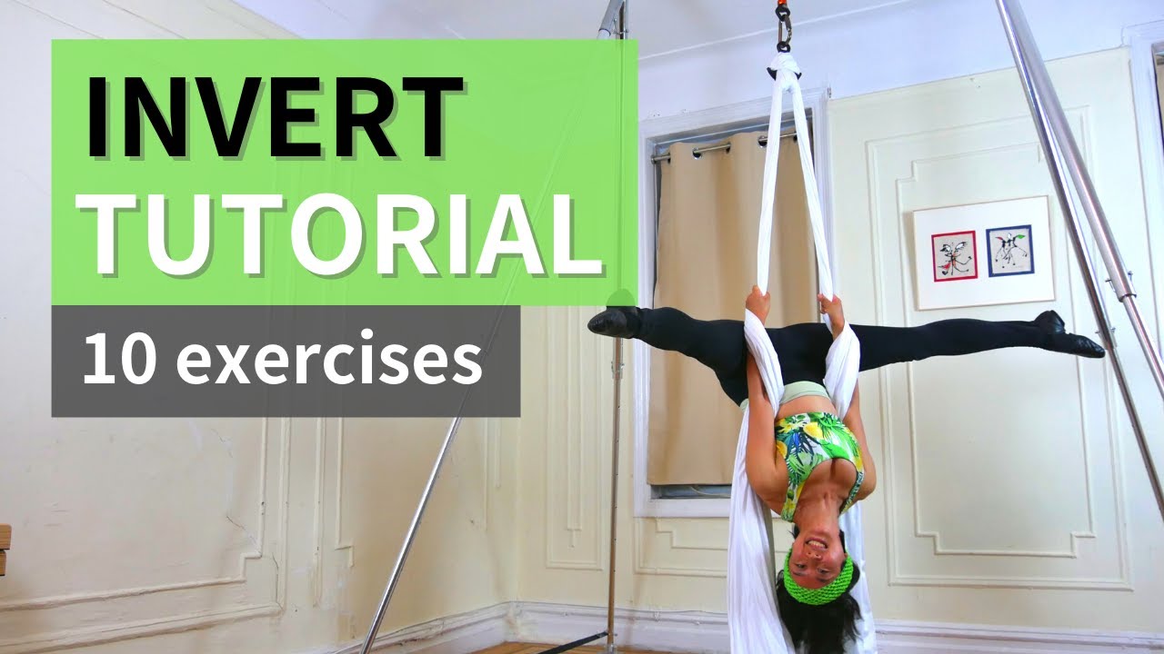 Aerial Silks Beginner STRADDLE INVERT TUTORIAL | Meg Aerial Fitness