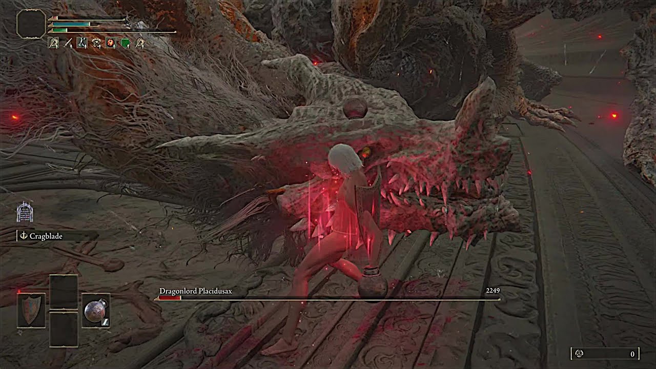 Bullying Placidusax At Level 1 (No Damage)